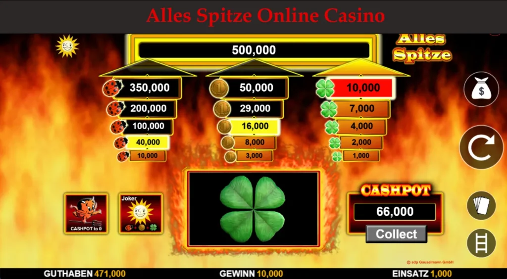 alles spitze online casino